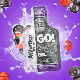 Atlhetica Nutrition GO! ENERGY NOW GEL Guaraná com Açaí 100 CAFF