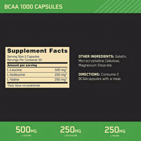 ON Bcaa 1000 - 60 Caps.