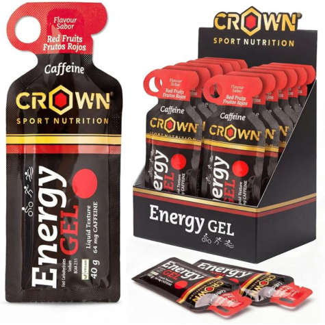 Crown Energy Gel Frutos Rojos 64 CAF